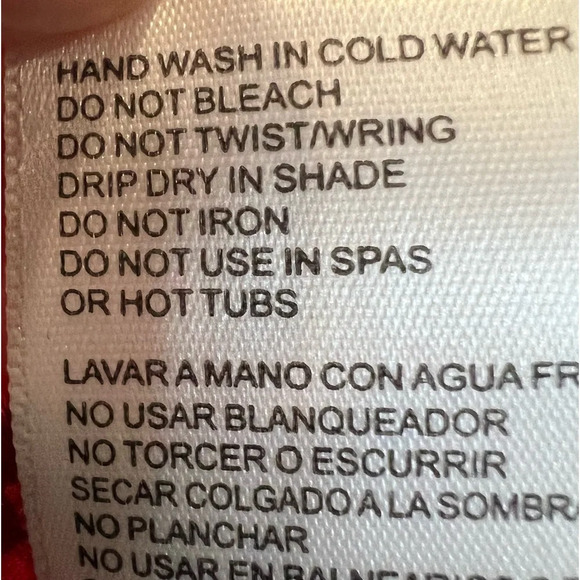 MICHAEL Michael Kors Red Twist-Tie Halter Swimsuit. Size 6. - Picture 15 of 15